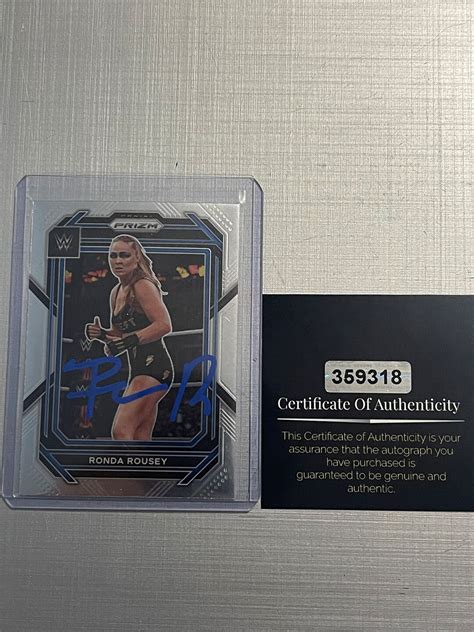 ronda rousey autograph